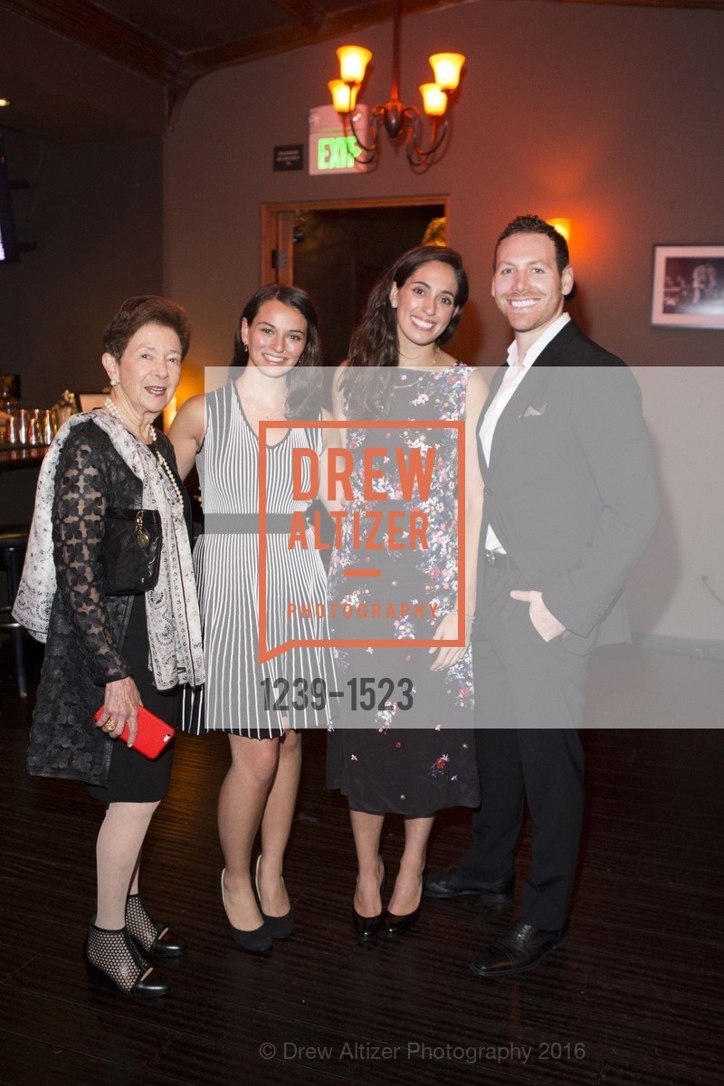 Roselyne Swig, Georgia Sedlack, Lindsey Sedlack, Ben Sedlack, The Representations Project's 5th Anniversary Benefit Celebration Dinner, The Chapel, October 25th, 2016, Photo #1239-1523 Roselyne Swig, Georgia Sedlack, Lindsey Sedlack, Ben Sedlack, Photo #1239-1523