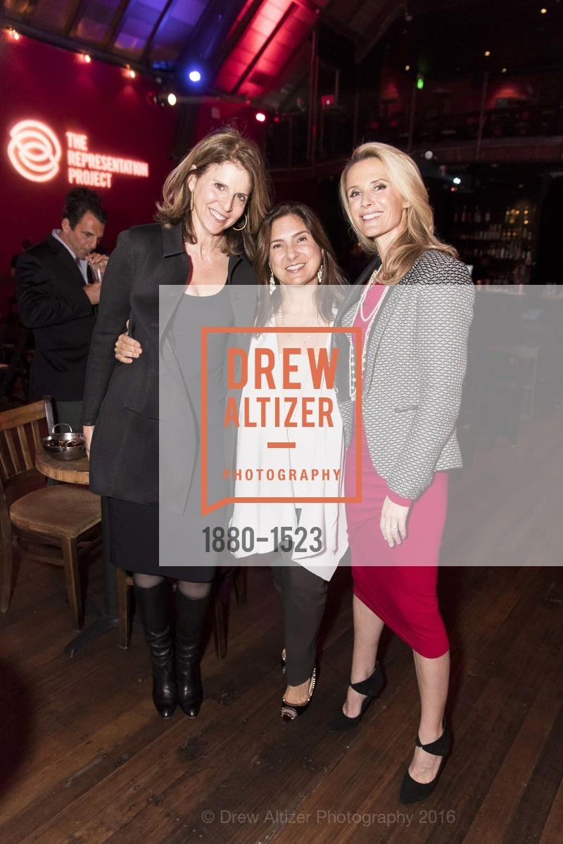 Amy Ziering, Regina Scully, Jennifer Siebel Newsom, The Representations Project's 5th Anniversary Benefit Celebration Dinner, The Chapel, October 25th, 2016, Photo #1880-1523 Amy Ziering, Regina Scully, Jennifer Siebel Newsom, Photo #1880-1523