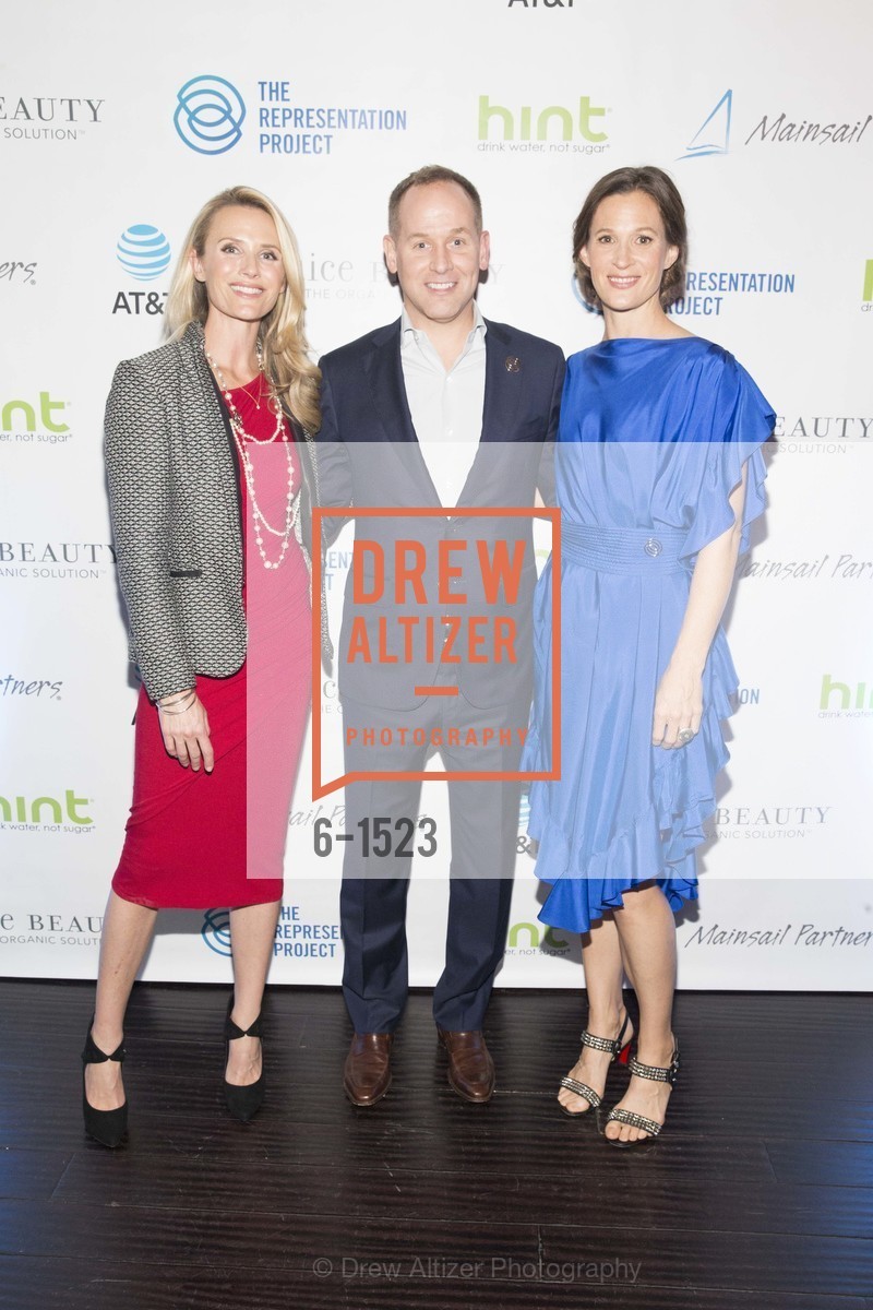 Jennifer Siebel Newsom, Gavin Turner, Allison Bloom, The Representations Project's 5th Anniversary Benefit Celebration Dinner, The Chapel, Photo #6-1523 Jennifer Siebel Newsom, Gavin Turner, Allison Bloom, Photo #6-1523