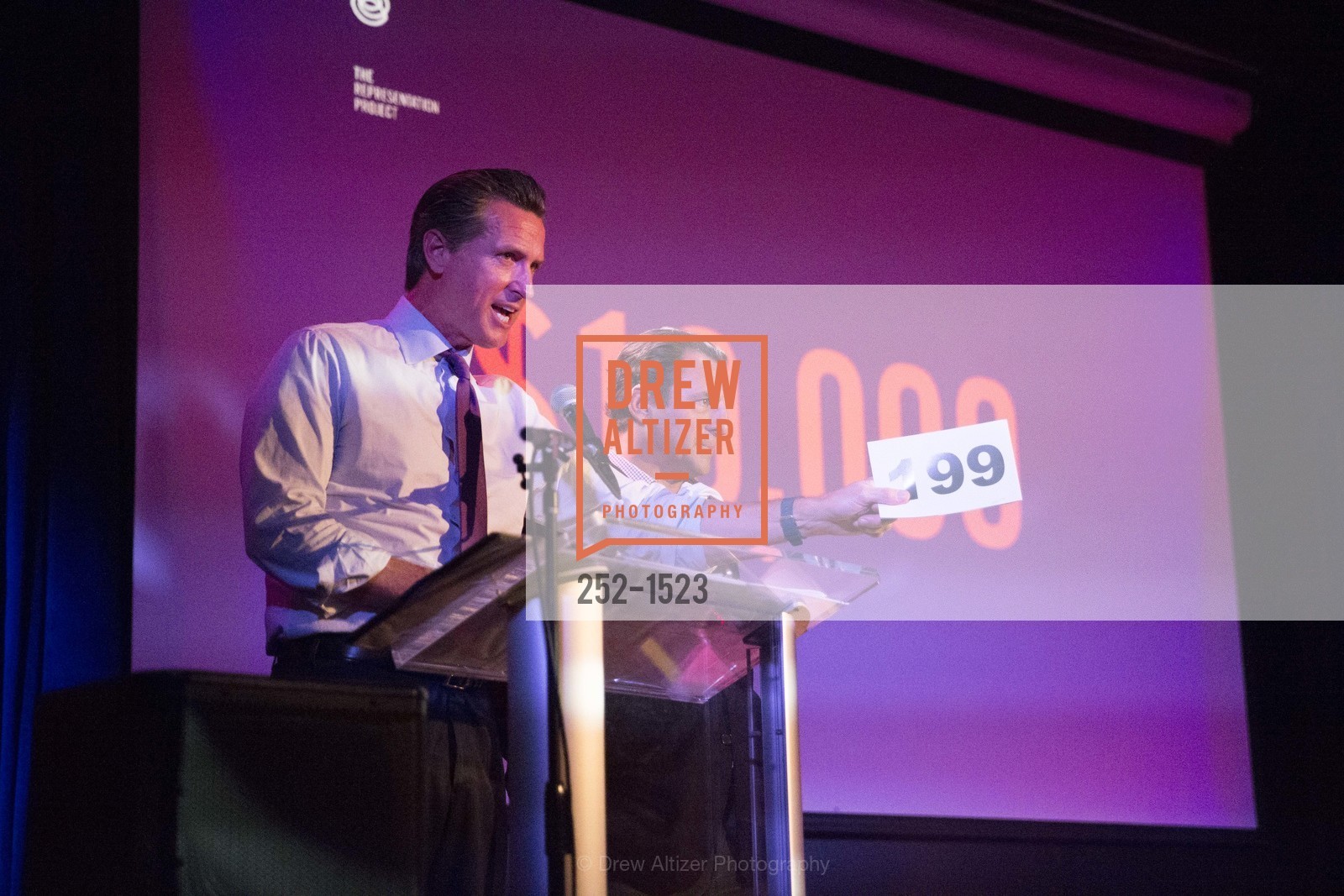 Gavin Newsom, Andrew Zenoff, The Representations Project's 5th Anniversary Benefit Celebration Dinner, The Chapel, Photo #252-1523 Gavin Newsom, Andrew Zenoff, Photo #252-1523