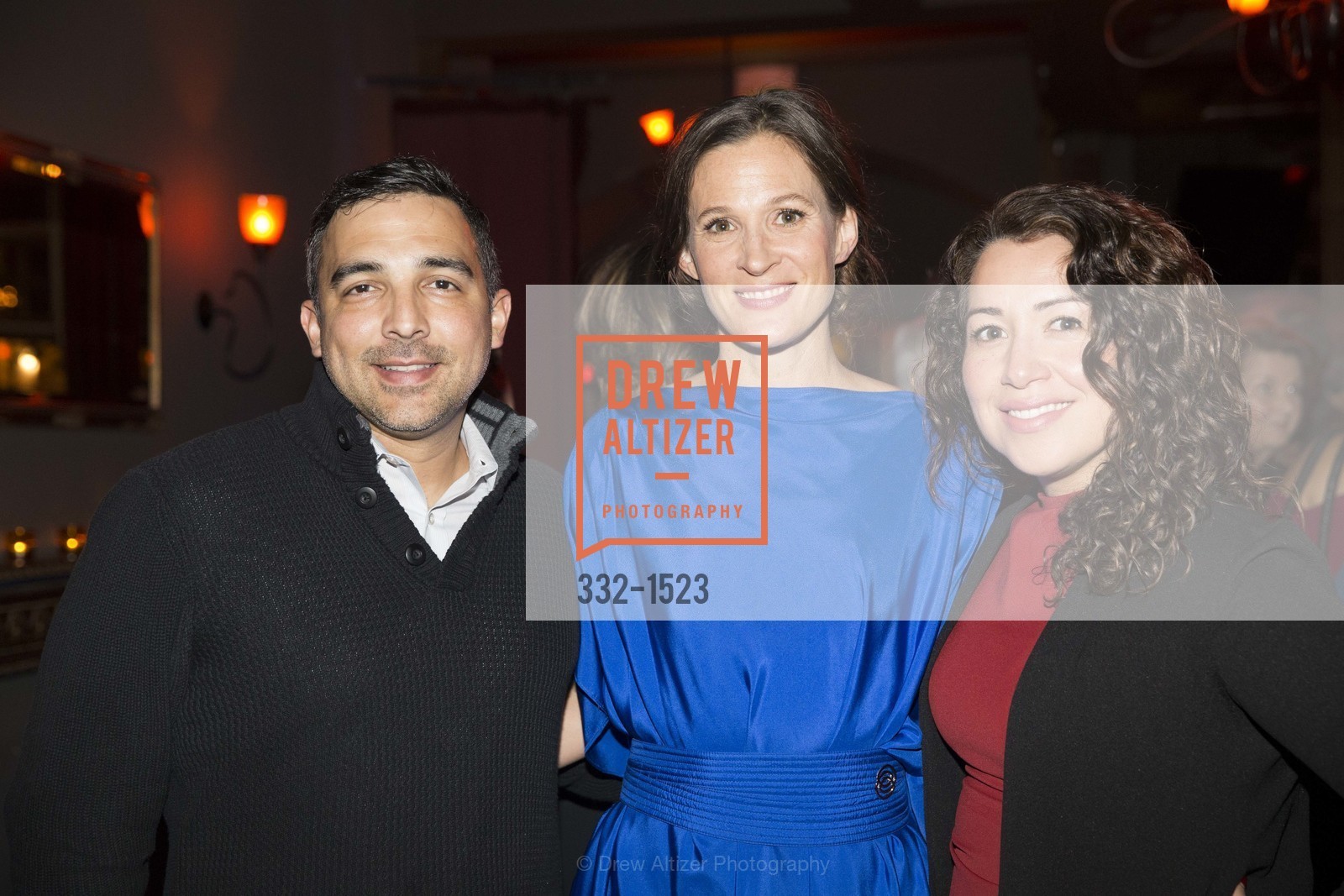 Roman Estevez, Allison Bloom, Corina Estevez, The Representations Project's 5th Anniversary Benefit Celebration Dinner, The Chapel, Photo #332-1523 Roman Estevez, Allison Bloom, Corina Estevez, Photo #332-1523