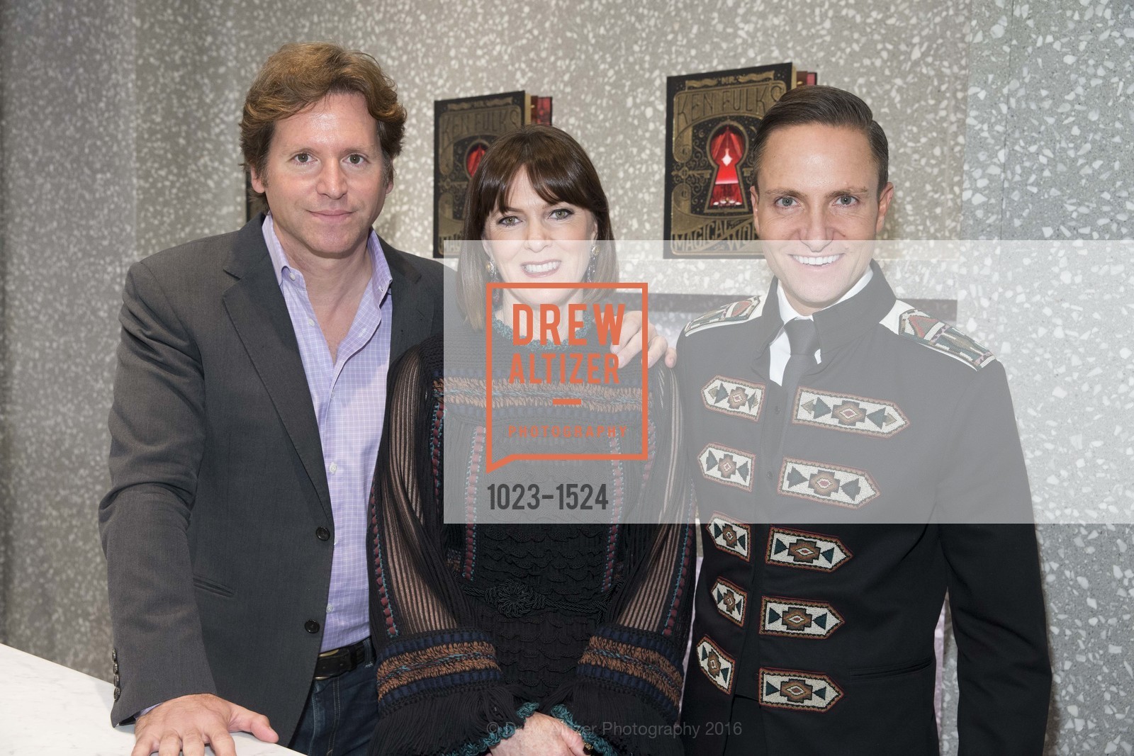Trevor Traina, Allison Speer, Ken Fulk, Valentino x Ken Fulk Book Signing, Valentino, October 24th, 2016, Photo #1023-1524 Trevor Traina, Allison Speer, Ken Fulk, Photo #1023-1524