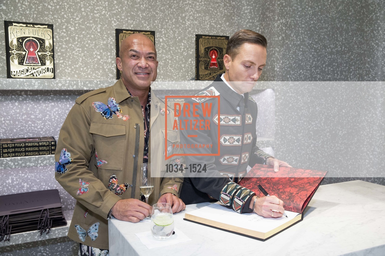 James Sumortin, Ken Fulk, Valentino x Ken Fulk Book Signing, Valentino, October 24th, 2016, Photo #1034-1524 James Sumortin, Ken Fulk, Photo #1034-1524