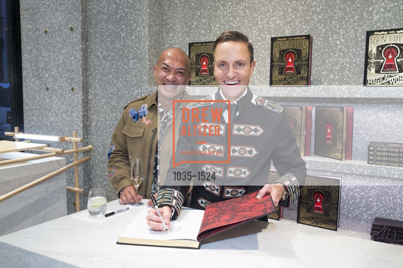 James Sumortin, Ken Fulk, Valentino x Ken Fulk Book Signing, Valentino, October 24th, 2016, Photo #1035-1524 James Sumortin, Ken Fulk, Photo #1035-1524