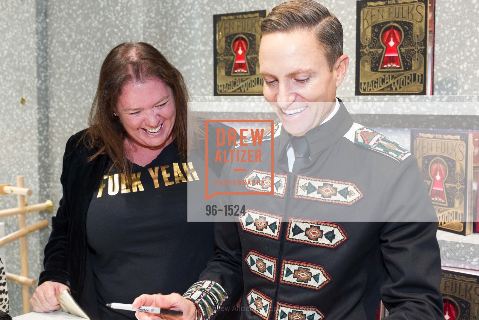 Serena Fairchild, Ken Fulk, Valentino x Ken Fulk Book Signing, Valentino, October 24th, 2016, Photo #96-1524 Serena Fairchild, Ken Fulk, Photo #96-1524