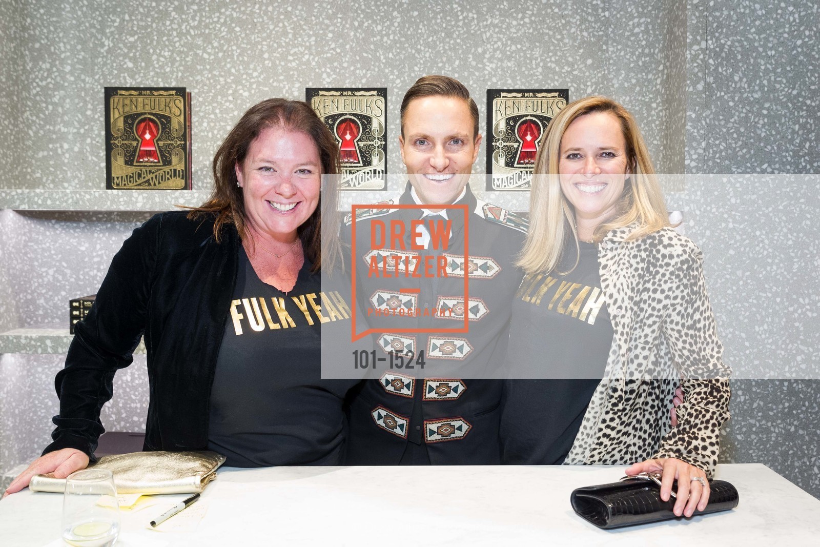 Serena Fairchild, Ken Fulk, Erin Hawthornthwaite, Valentino x Ken Fulk Book Signing, Valentino, October 24th, 2016, Photo #101-1524 Serena Fairchild, Ken Fulk, Erin Hawthornthwaite, Photo #101-1524