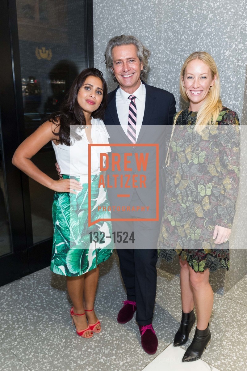 Ruzwana Bashir, Carlos Souza, Julia Hartz, Valentino x Ken Fulk Book Signing, Valentino, October 24th, 2016, Photo #132-1524 Ruzwana Bashir, Carlos Souza, Julia Hartz, Photo #132-1524