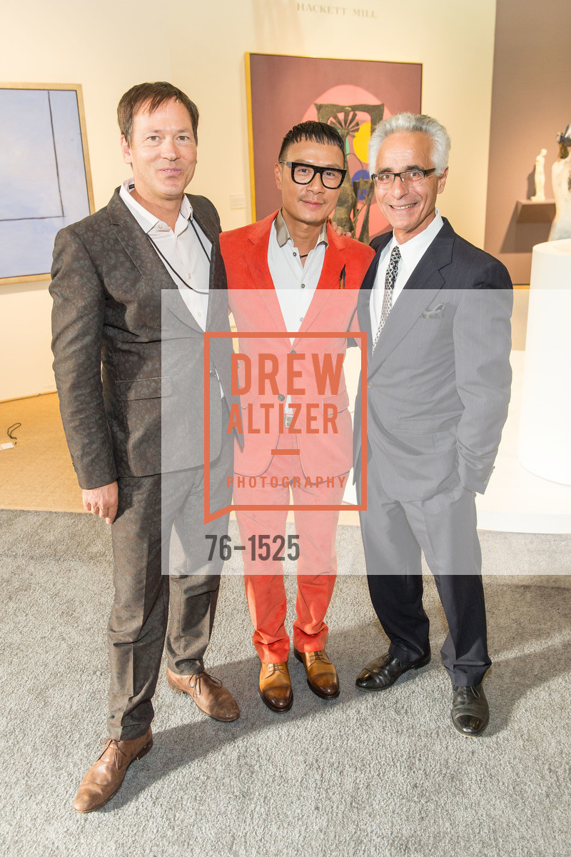 John Obrecht, Francis Mill, Tony DiStefano, The San Francisco Fall Art & Antiques Show 2016, Fort Mason, October 26th, 2016, Photo #76-1525 John Obrecht, Francis Mill, Tony DiStefano, Photo #76-1525