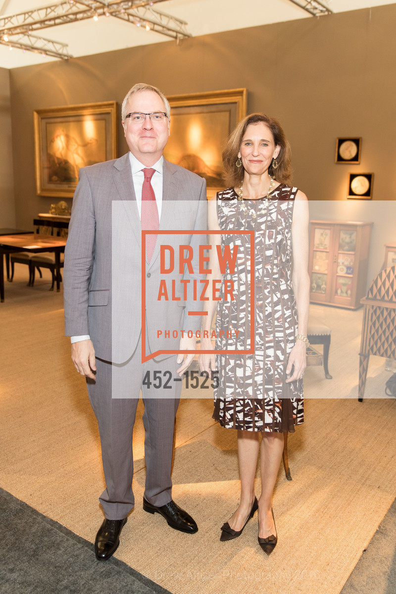 Christopher Apostle, Jennifer Biederbeck, The San Francisco Fall Art & Antiques Show 2016, Fort Mason, October 26th, 2016, Photo #452-1525 Christopher Apostle, Jennifer Biederbeck, Photo #452-1525