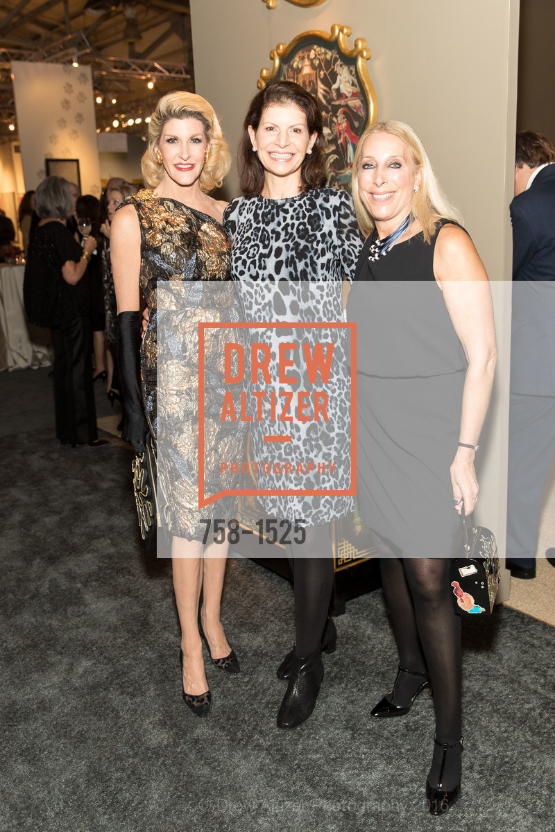 Karen Caldwell, Paula Elmore, Betsy Linder, The San Francisco Fall Art & Antiques Show 2016, Fort Mason, October 26th, 2016, Photo #758-1525 Karen Caldwell, Paula Elmore, Betsy Linder, Photo #758-1525