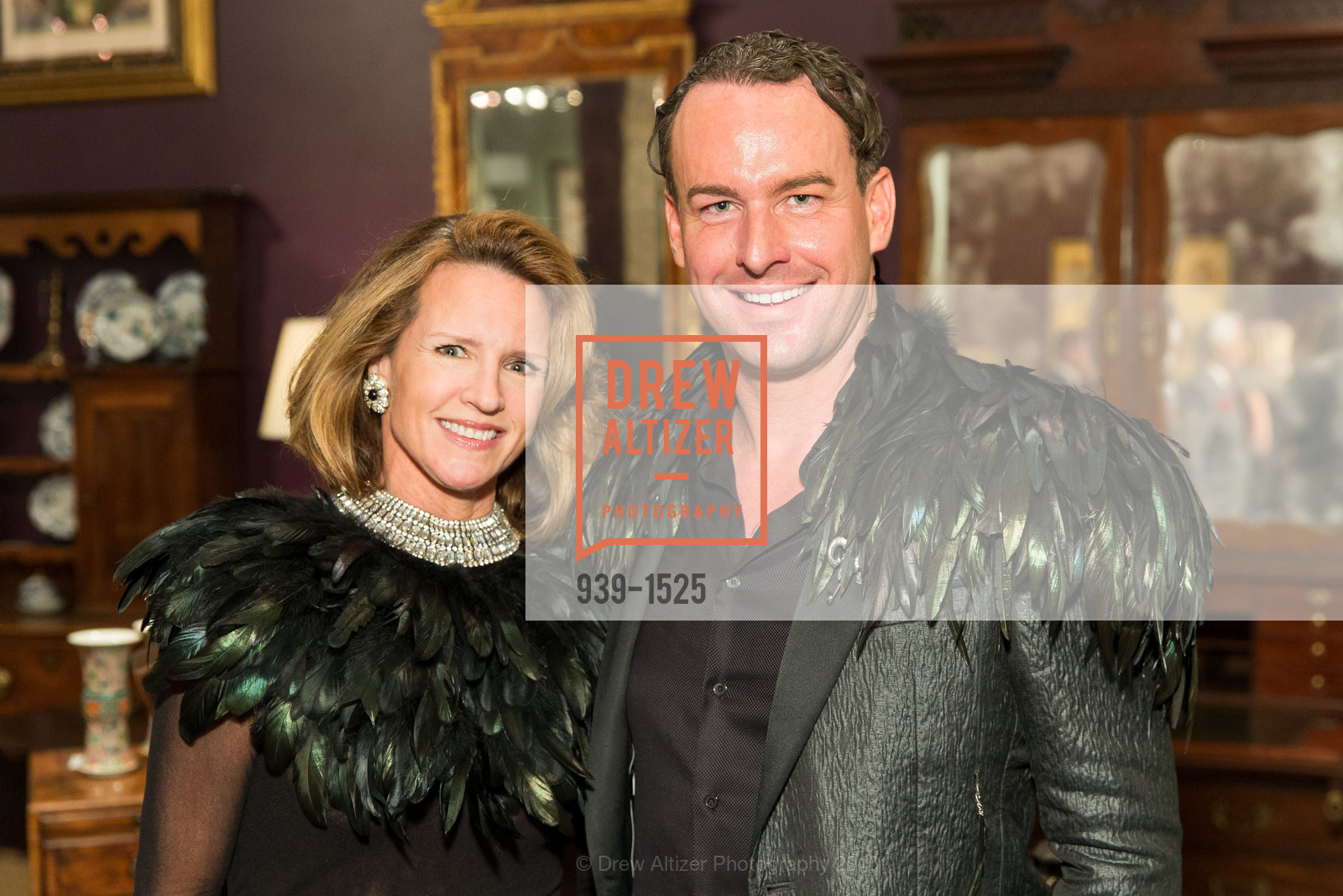 Barbara Vaughn Hoimes, Jarrod Baumann, The San Francisco Fall Art & Antiques Show 2016, Fort Mason, October 26th, 2016, Photo #939-1525 Barbara Vaughn Hoimes, Jarrod Baumann, Photo #939-1525