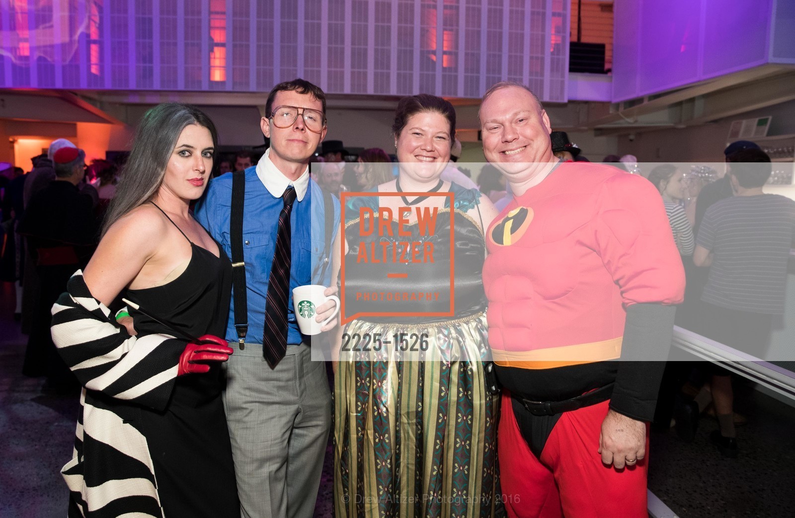 Gina Beretta, Cameron Pent, Anna Schlegel, Justin Schlegel, A.C.T.'s Spooked at the Strand, A.C.T. 1127 Market Street, San Francisco, CA, October 27th, 2016, Photo #2225-1526 Gina Beretta, Cameron Pent, Anna Schlegel, Justin Schlegel, Photo #2225-1526