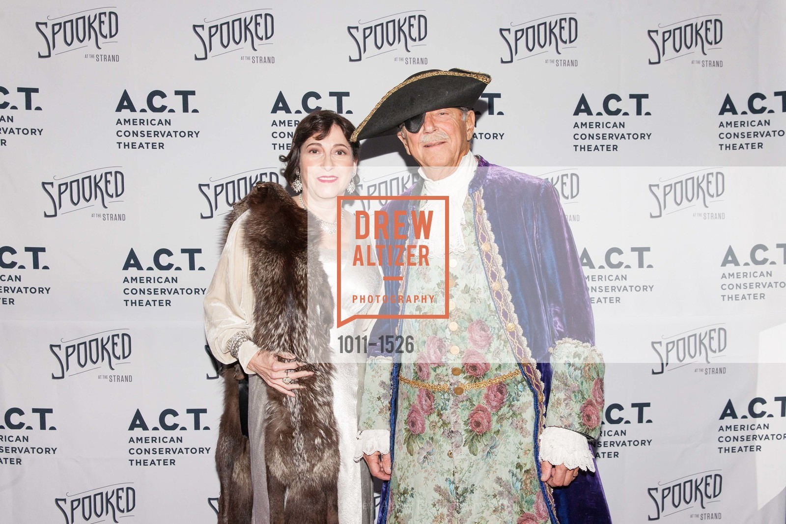 Toni Miller, Don Miller, A.C.T.'s Spooked at the Strand, A.C.T. 1127 Market Street, San Francisco, CA, October 27th, 2016, Photo #1011-1526 Toni Miller, Don Miller, Photo #1011-1526