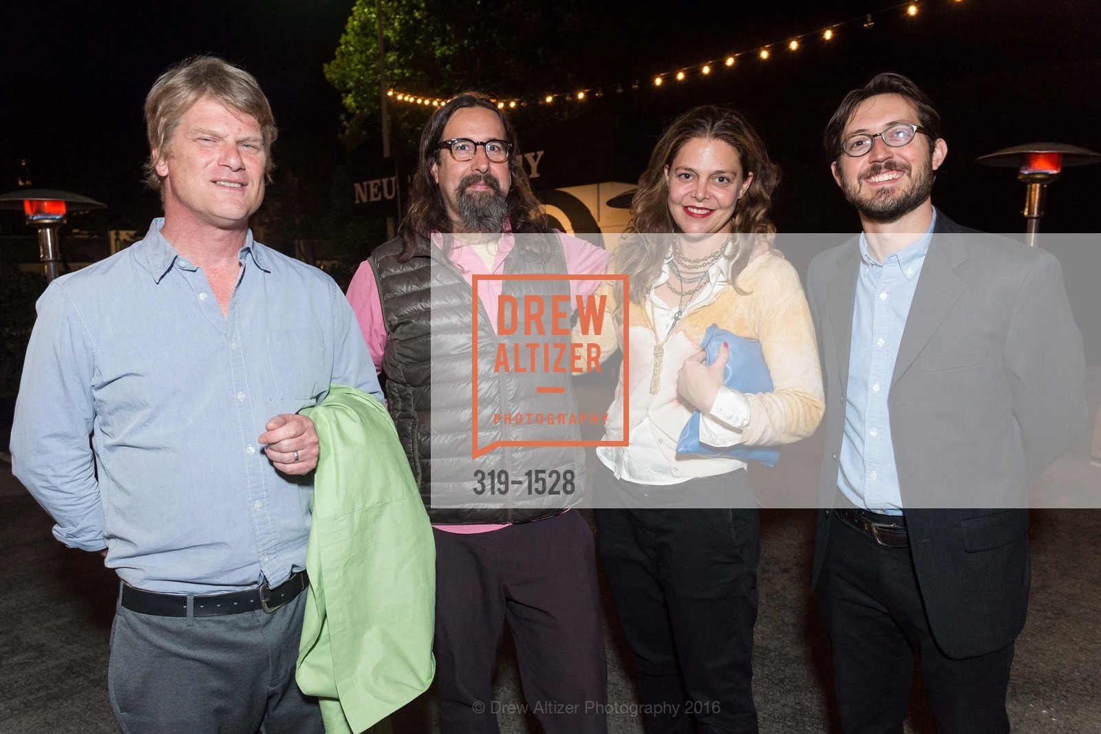 Brian Armbruster, Patrick Fenton, Kristina Zarlengo, William Lockwood, Pace Art + Technology Presents: NEUROSOCIETY, co-created by David Byrne and Mala Gaonkar, Pace Art + Technology, October 26th, 2016, Photo #319-1528 Brian Armbruster, Patrick Fenton, Kristina Zarlengo, William Lockwood, Photo #319-1528