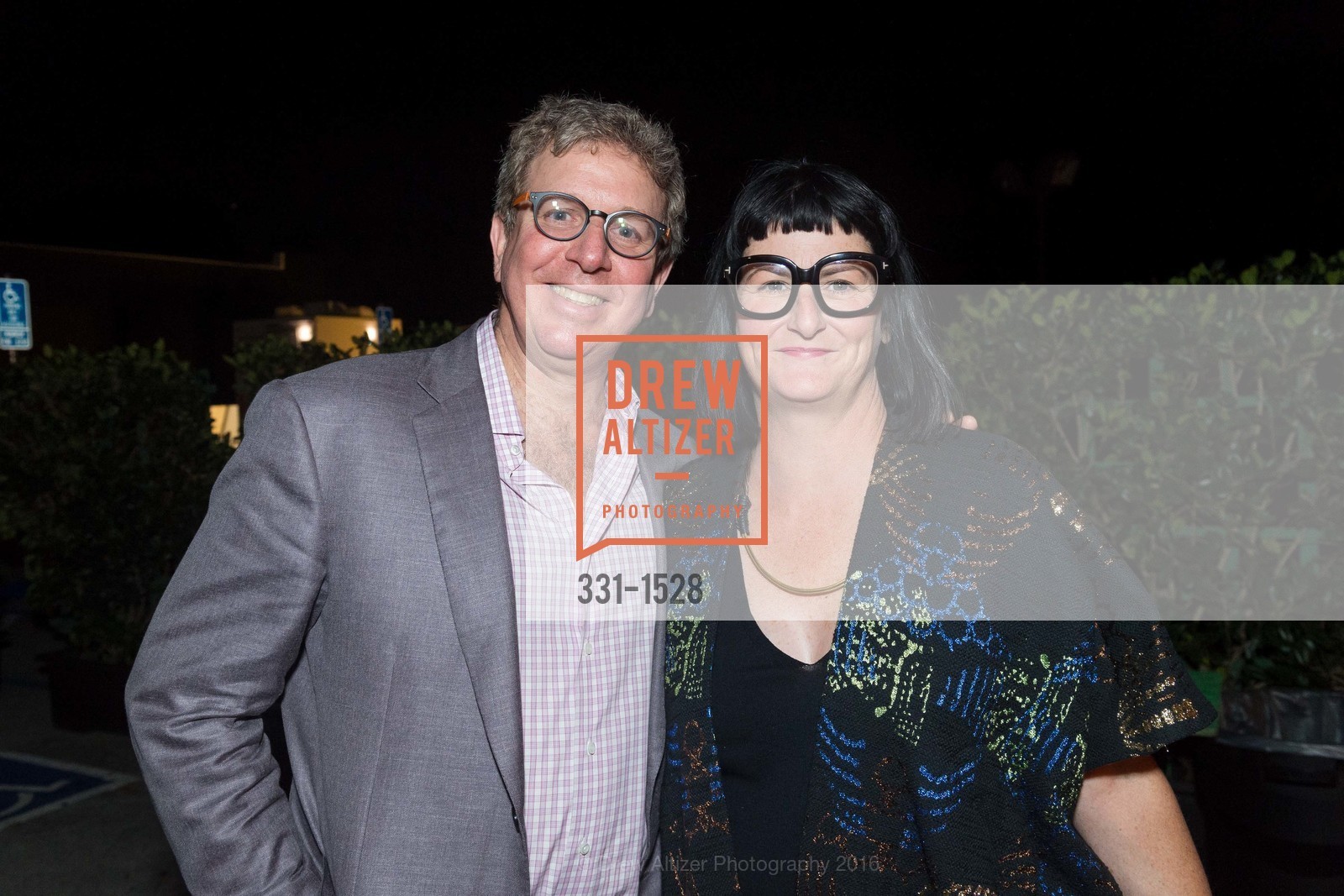 Marc Glimcher, Tara Donovan, Pace Art + Technology Presents: NEUROSOCIETY, co-created by David Byrne and Mala Gaonkar, Pace Art + Technology, October 26th, 2016, Photo #331-1528 Marc Glimcher, Tara Donovan, Photo #331-1528