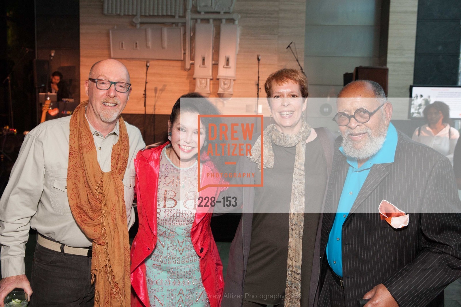 Daniel Oppenheim, Janice Mirikitani, Sandy LeBelle, Reverend Cecil Williams, GLIDE's Power of One Lunch Countdown Party, RN74. 301 Mission St, June 4th, 2015,Drew Altizer, Drew Altizer Photography, full-service event agency, private events, San Francisco photographer, photographer California