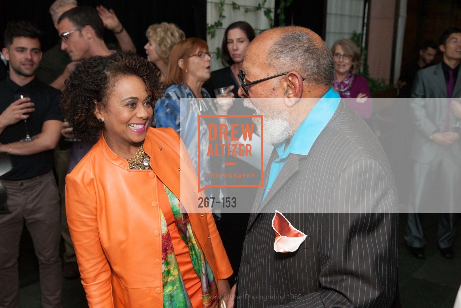 Alicia Horowitz, Reverend Cecil Williams, GLIDE's Power of One Lunch Countdown Party, RN74. 301 Mission St, June 4th, 2015,Drew Altizer, Drew Altizer Photography, full-service agency, private events, San Francisco photographer, photographer california