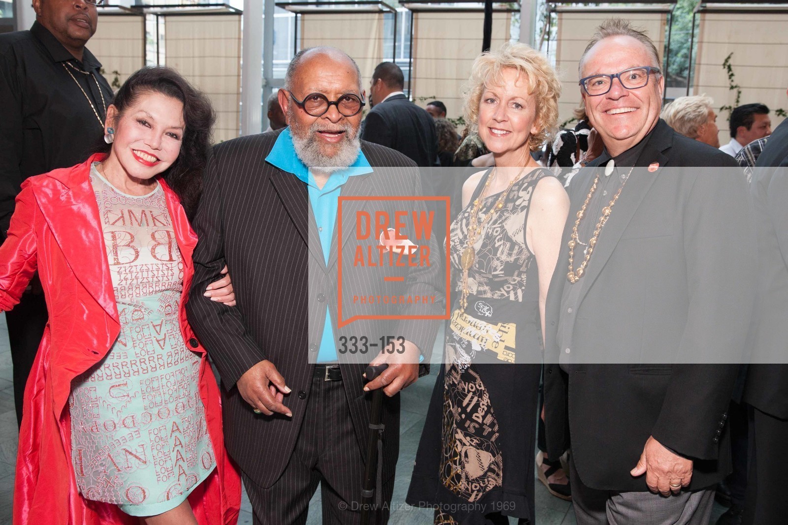 Janice Mirikitani, Reverend Cecil Williams, Kim Larson, Bob Larson, Photo #333-153