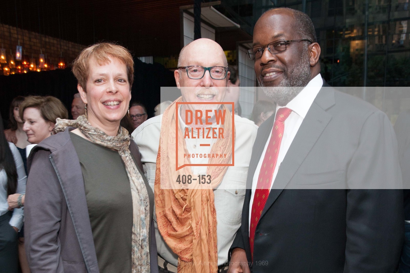 Sandy LeBelle, Daniel Oppenheim, Bernard Tyson, GLIDE's Power of One Lunch Countdown Party, RN74. 301 Mission St, June 4th, 2015,Drew Altizer, Drew Altizer Photography, full-service agency, private events, San Francisco photographer, photographer california