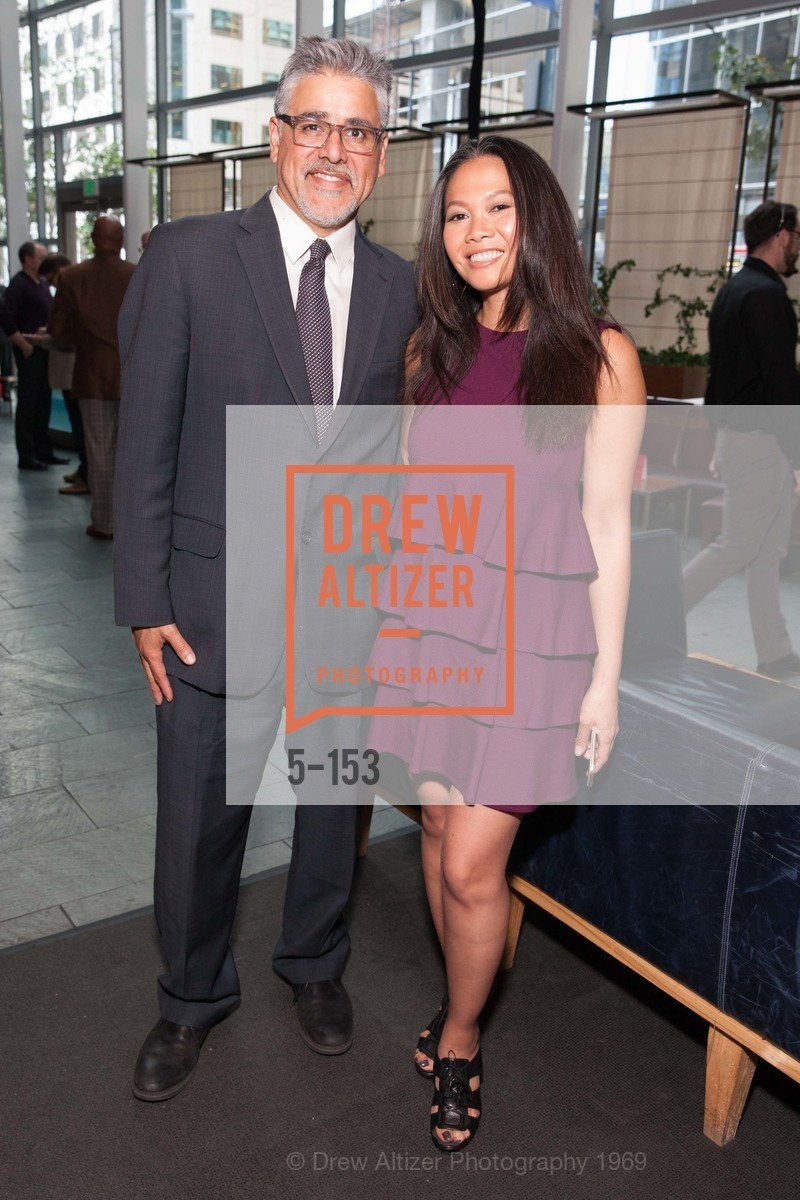 Supervisor John Avalos, Dori Caminong, GLIDE's Power of One Lunch Countdown Party, RN74. 301 Mission St, June 4th, 2015
