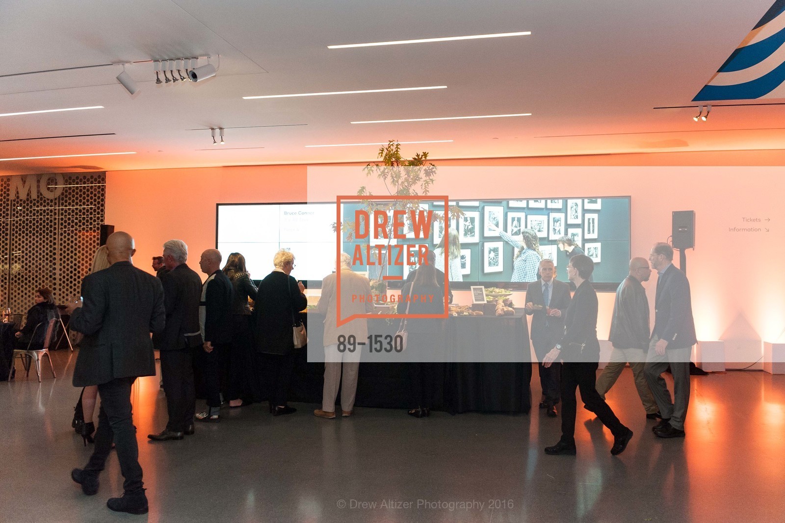 Atmosphere, SFMOMA Curators’ Circle/Director’s Circle Reception for Bruce Conner: It’s All True, SFMOMA. 2525 Van Ness St, October 26th, 2016, Photo #89-1530 Atmosphere, Photo #89-1530