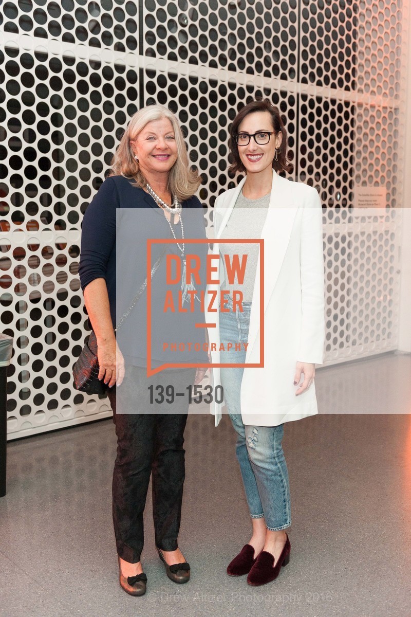 Penelope More, Kaitlyn Krieger, SFMOMA Curators’ Circle/Director’s Circle Reception for Bruce Conner: It’s All True, SFMOMA. 2525 Van Ness St, October 26th, 2016, Photo #139-1530 Penelope More, Kaitlyn Krieger, Photo #139-1530