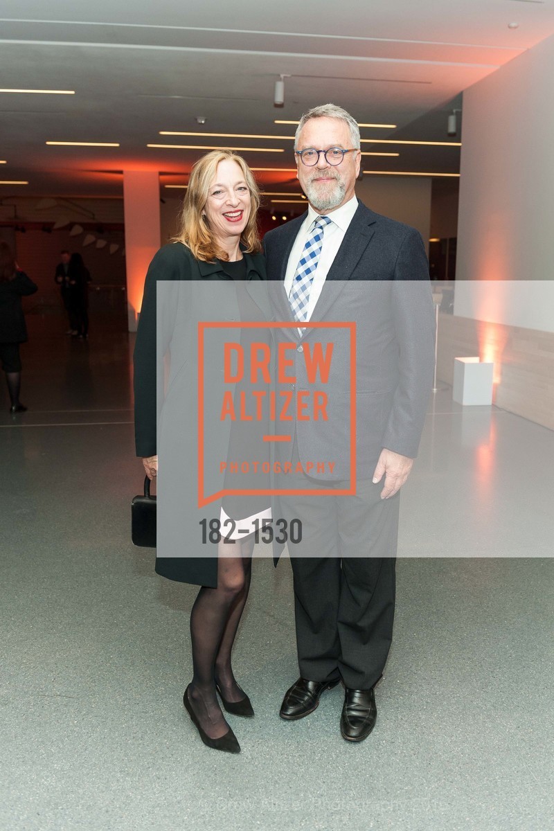 Ana Roth, Nion McEvoy, SFMOMA Curators’ Circle/Director’s Circle Reception for Bruce Conner: It’s All True, SFMOMA. 2525 Van Ness St, October 26th, 2016, Photo #182-1530 Ana Roth, Nion McEvoy, Photo #182-1530