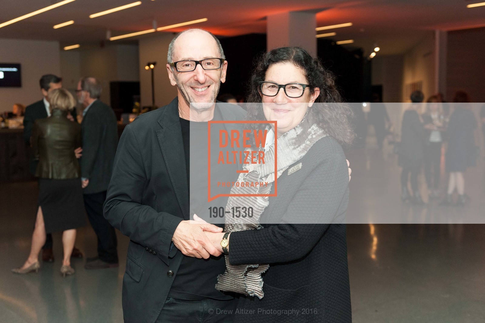 Victor D'Allant, Ruth Berson, SFMOMA Curators’ Circle/Director’s Circle Reception for Bruce Conner: It’s All True, SFMOMA. 2525 Van Ness St, October 26th, 2016, Photo #190-1530 Victor D'Allant, Ruth Berson, Photo #190-1530