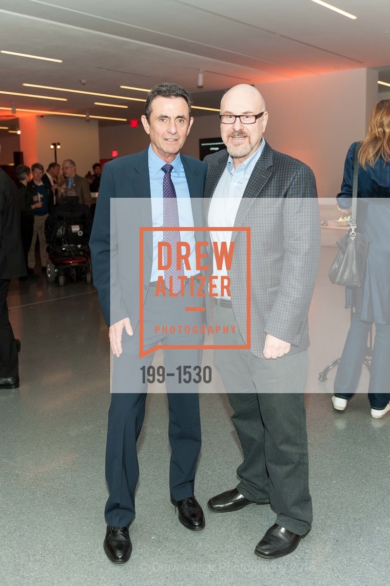 Neal Benezra, Richard Hoblick, SFMOMA Curators’ Circle/Director’s Circle Reception for Bruce Conner: It’s All True, SFMOMA. 2525 Van Ness St, October 26th, 2016, Photo #199-1530 Neal Benezra, Richard Hoblick, Photo #199-1530
