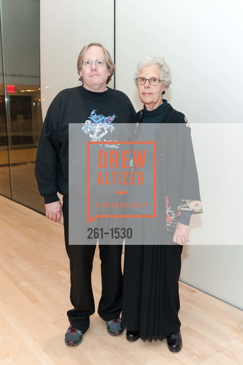 Robert Conner, Jean Conner, SFMOMA Curators’ Circle/Director’s Circle Reception for Bruce Conner: It’s All True, SFMOMA. 2525 Van Ness St, October 26th, 2016, Photo #261-1530 Robert Conner, Jean Conner, Photo #261-1530