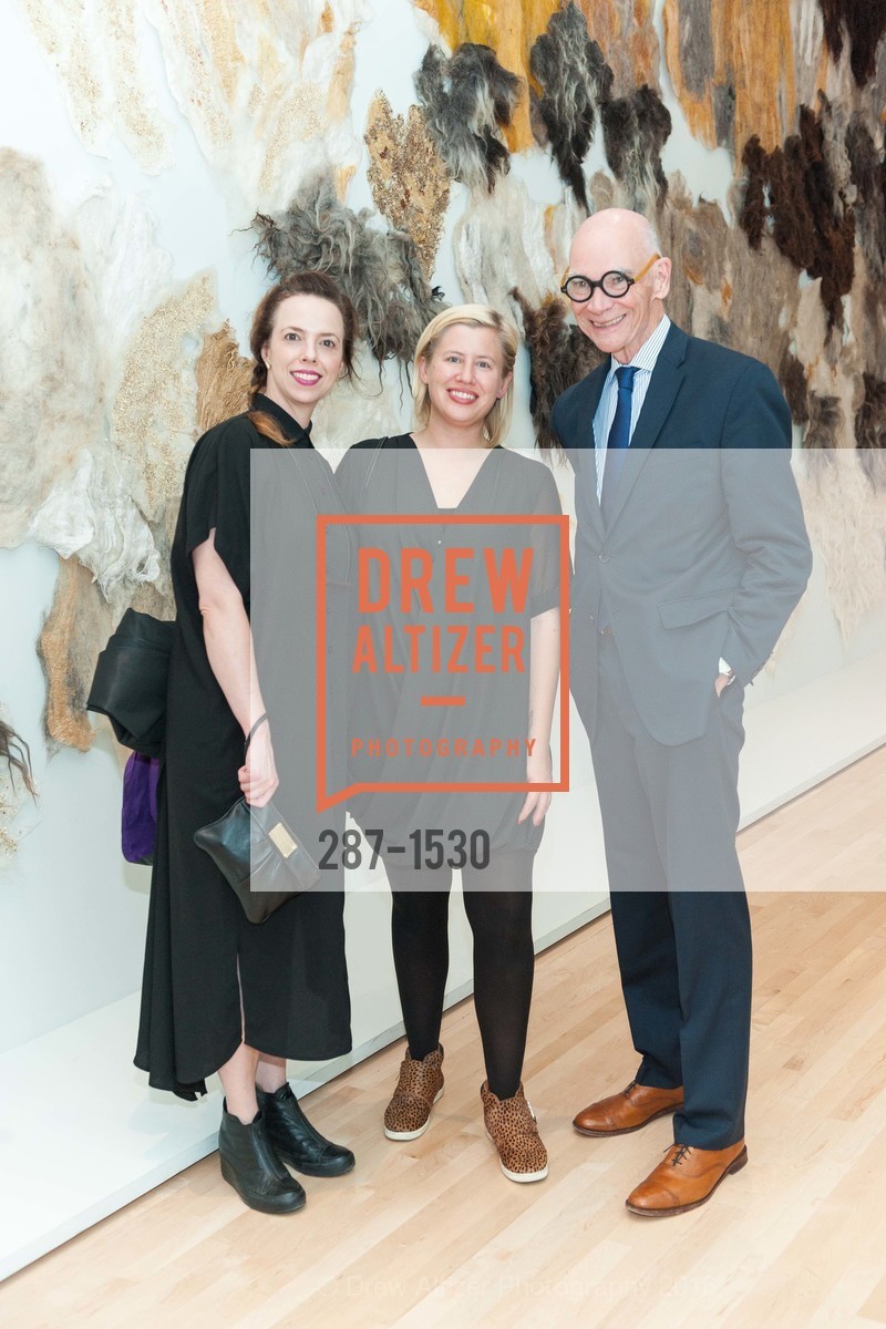 Amy Owen, Kara Smith, Robert Sain, SFMOMA Curators’ Circle/Director’s Circle Reception for Bruce Conner: It’s All True, SFMOMA. 2525 Van Ness St, October 26th, 2016, Photo #287-1530 Amy Owen, Kara Smith, Robert Sain, Photo #287-1530