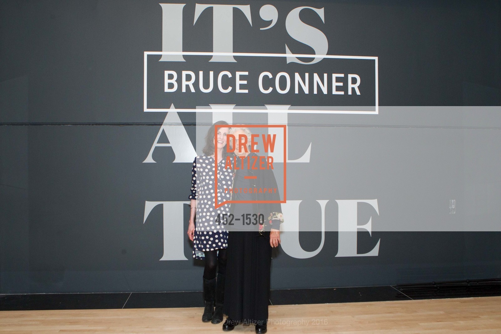 Mary Miller, Jean Conner, SFMOMA Curators’ Circle/Director’s Circle Reception for Bruce Conner: It’s All True, SFMOMA. 2525 Van Ness St, October 26th, 2016, Photo #452-1530 Mary Miller, Jean Conner, Photo #452-1530