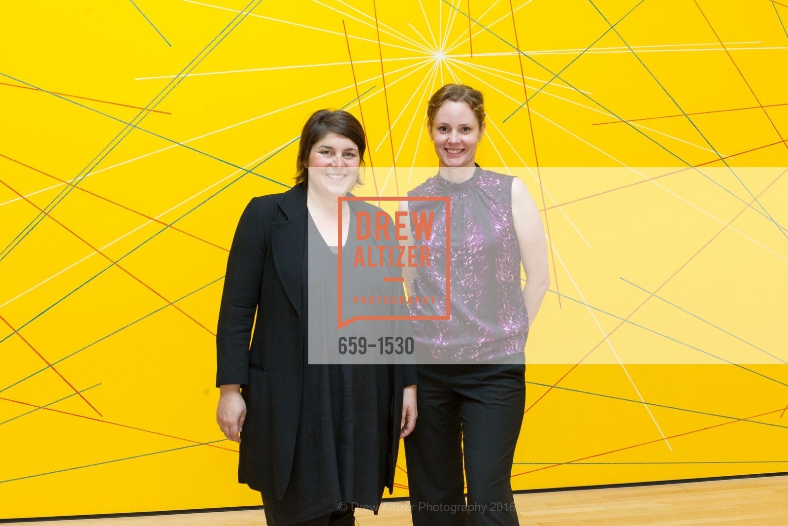 Alison Gass, Jodi Roberts, SFMOMA Curators’ Circle/Director’s Circle Reception for Bruce Conner: It’s All True, SFMOMA. 2525 Van Ness St, October 26th, 2016, Photo #659-1530 Alison Gass, Jodi Roberts, Photo #659-1530