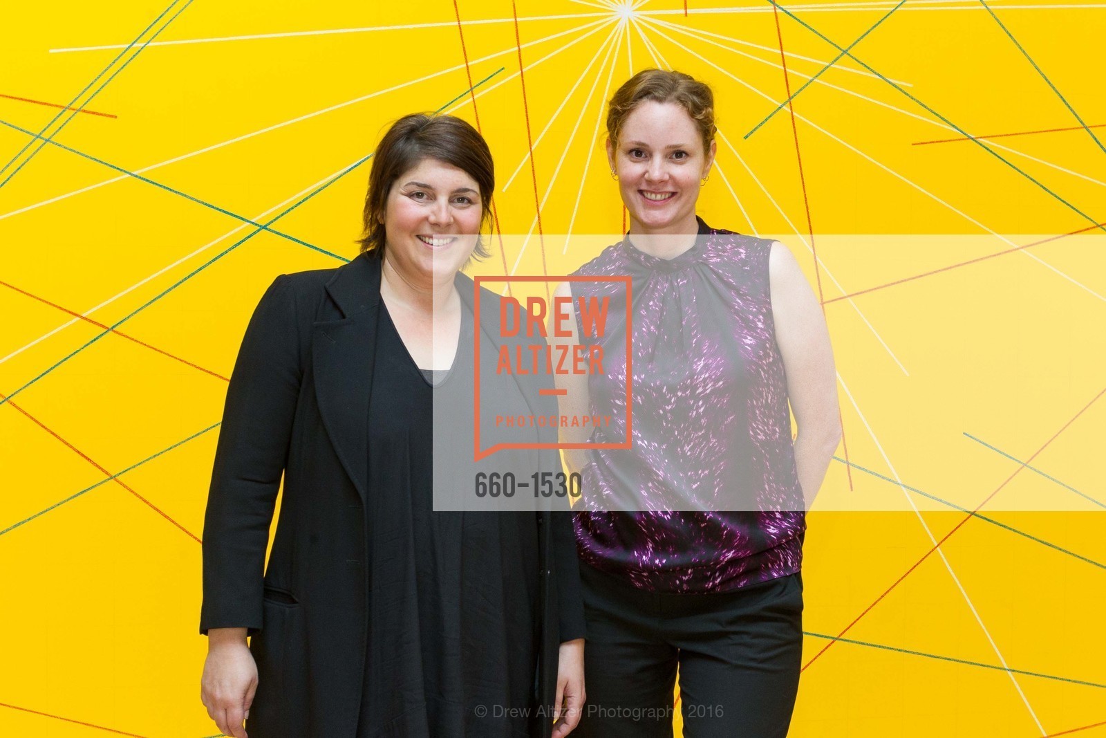 Alison Gass, Jodi Roberts, SFMOMA Curators’ Circle/Director’s Circle Reception for Bruce Conner: It’s All True, SFMOMA. 2525 Van Ness St, October 26th, 2016, Photo #660-1530 Alison Gass, Jodi Roberts, Photo #660-1530