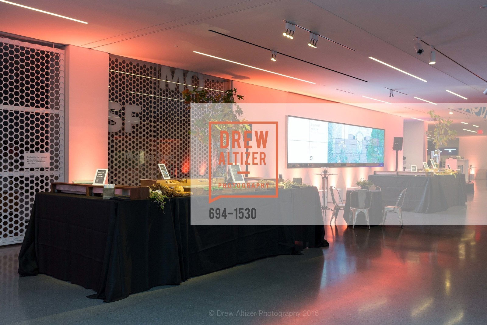 Atmosphere, SFMOMA Curators’ Circle/Director’s Circle Reception for Bruce Conner: It’s All True, SFMOMA. 2525 Van Ness St, October 26th, 2016, Photo #694-1530 Atmosphere, Photo #694-1530
