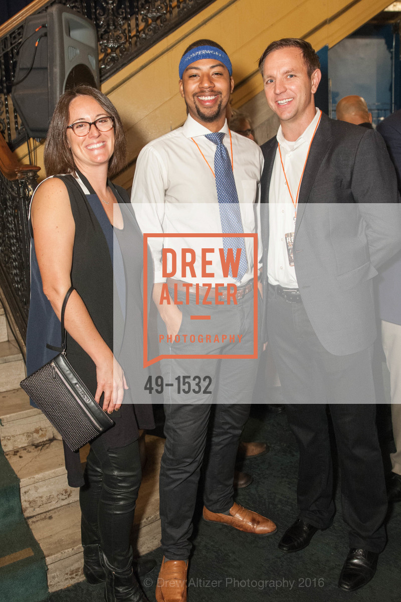 Laurie Ruggiero, Malcolm Decuire, Dan Beck, REDF Gala 2016, The Warfield. 2525 Van Ness St, October 27th, 2016, Photo #49-1532 Laurie Ruggiero, Malcolm Decuire, Dan Beck, Photo #49-1532