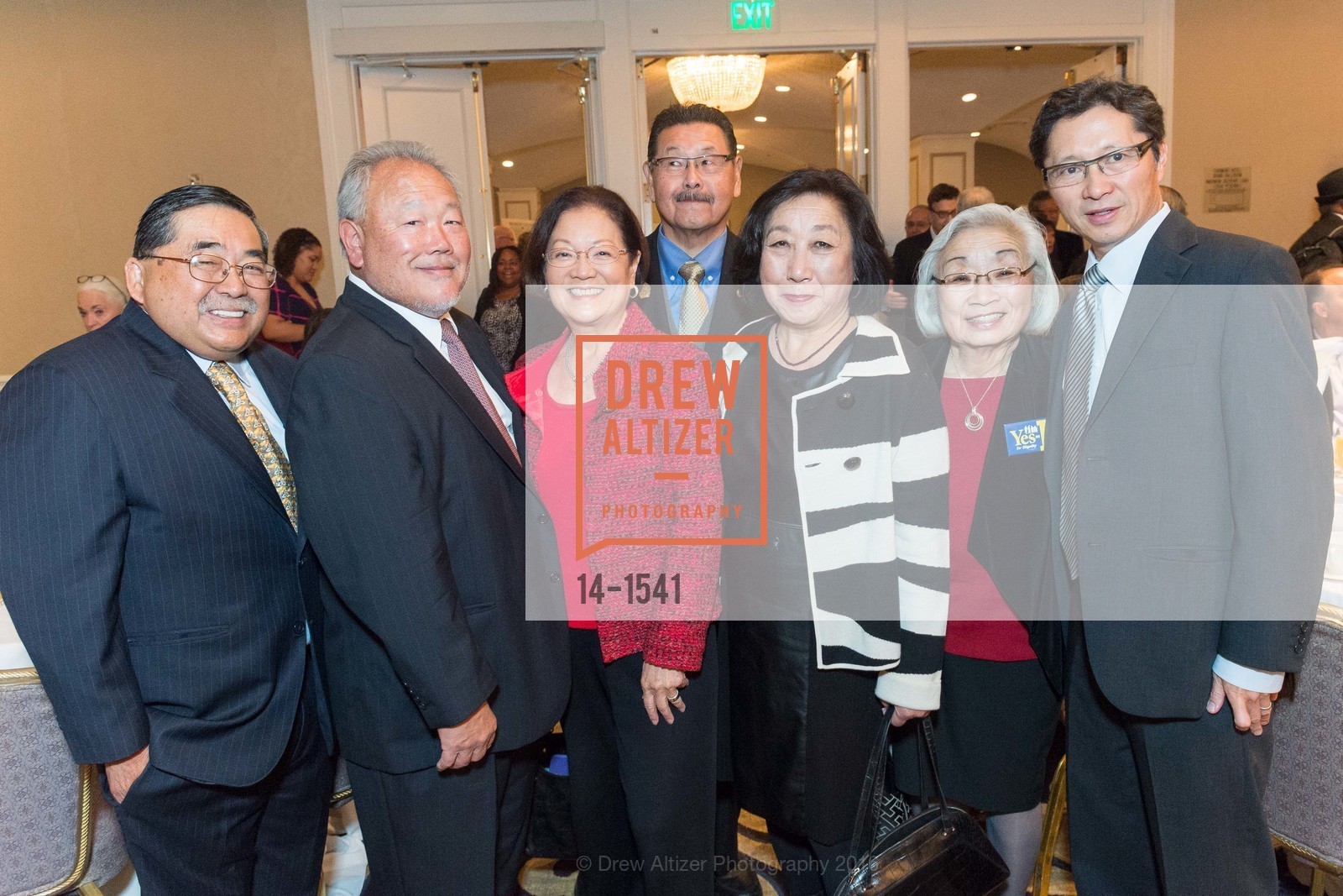 David Takashima, David Ishida, Mazie Hirono, Steve Makajo, Sandy Mori, Dale Shimasaki, Photo #14-1541