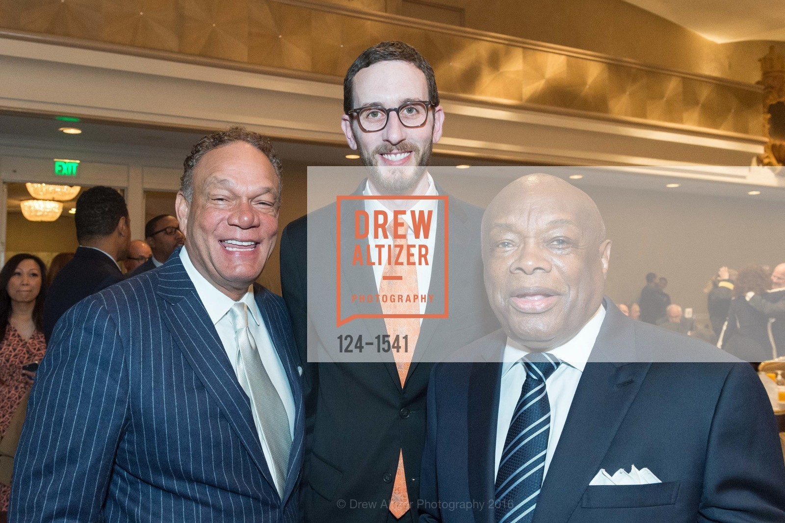Eugene Duffy, Scott Wiener, Willie Brown, Photo #124-1541