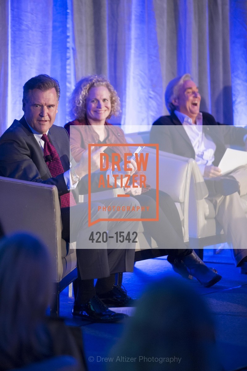 Frank Somerville, Meg LeFauve, Jim Steyer, Common Sense Luncheon, St. Regis Hotel, Ballroom. 125 3rd St, Photo #420-1542 Frank Somerville, Meg LeFauve, Jim Steyer, Photo #420-1542