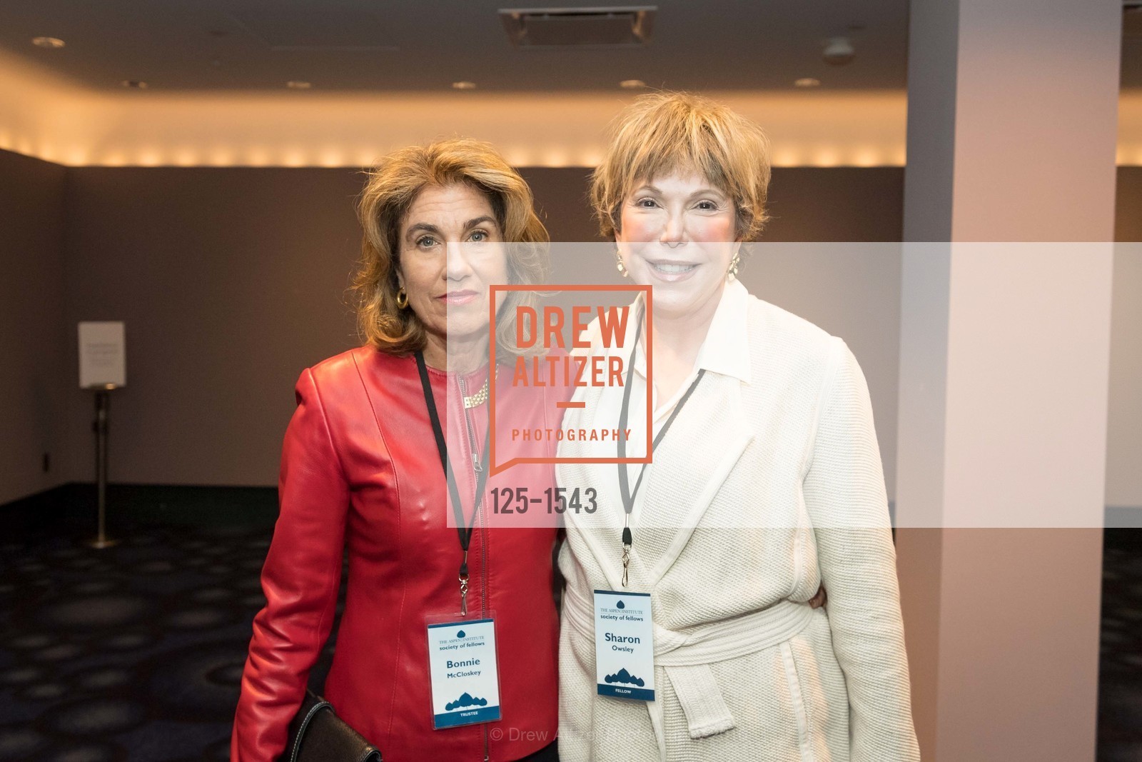 Bonnie McCloskey, Sharon Owsley, Aspen Institute Presents Lecture with Jane Wales and David Ruenstein, Walt Disney Museum, November 1st, 2016, Photo #125-1543 Bonnie McCloskey, Sharon Owsley, Photo #125-1543