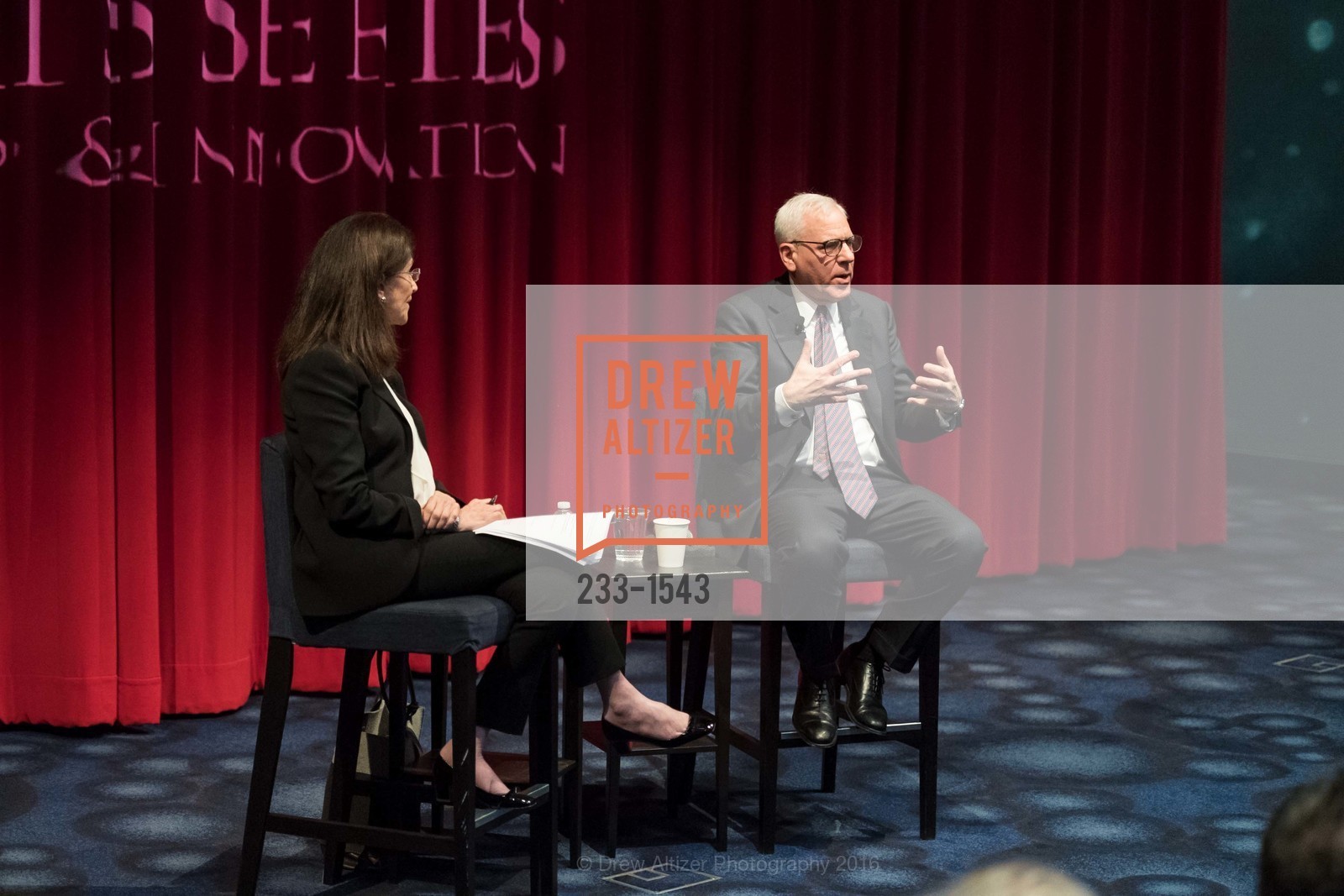Jane Wales, David Rubenstein, Photo #233-1543