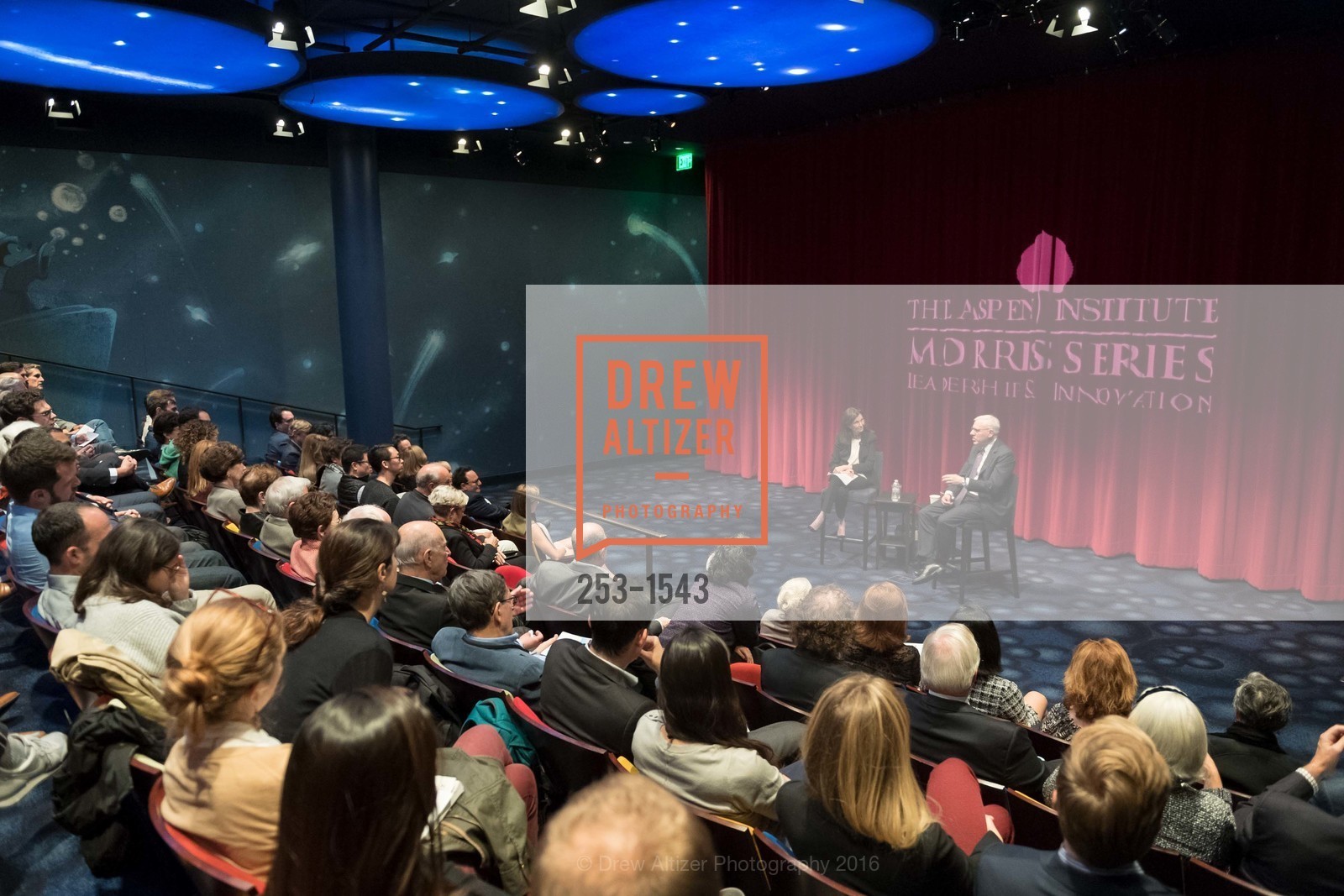 Jane Wales, David Rubenstein, Aspen Institute Presents Lecture with Jane Wales and David Ruenstein, Walt Disney Museum, November 1st, 2016, Photo #253-1543 Jane Wales, David Rubenstein, Photo #253-1543
