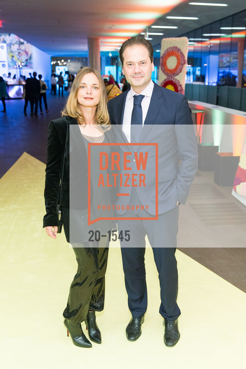 Nina Hollein, Max Hollein, Frank Stella and Danny Lyon Donor Reception at the de Young, San Francisco, April 11th, 2018, Photo #20-1545 Nina Hollein, Max Hollein, Photo #20-1545