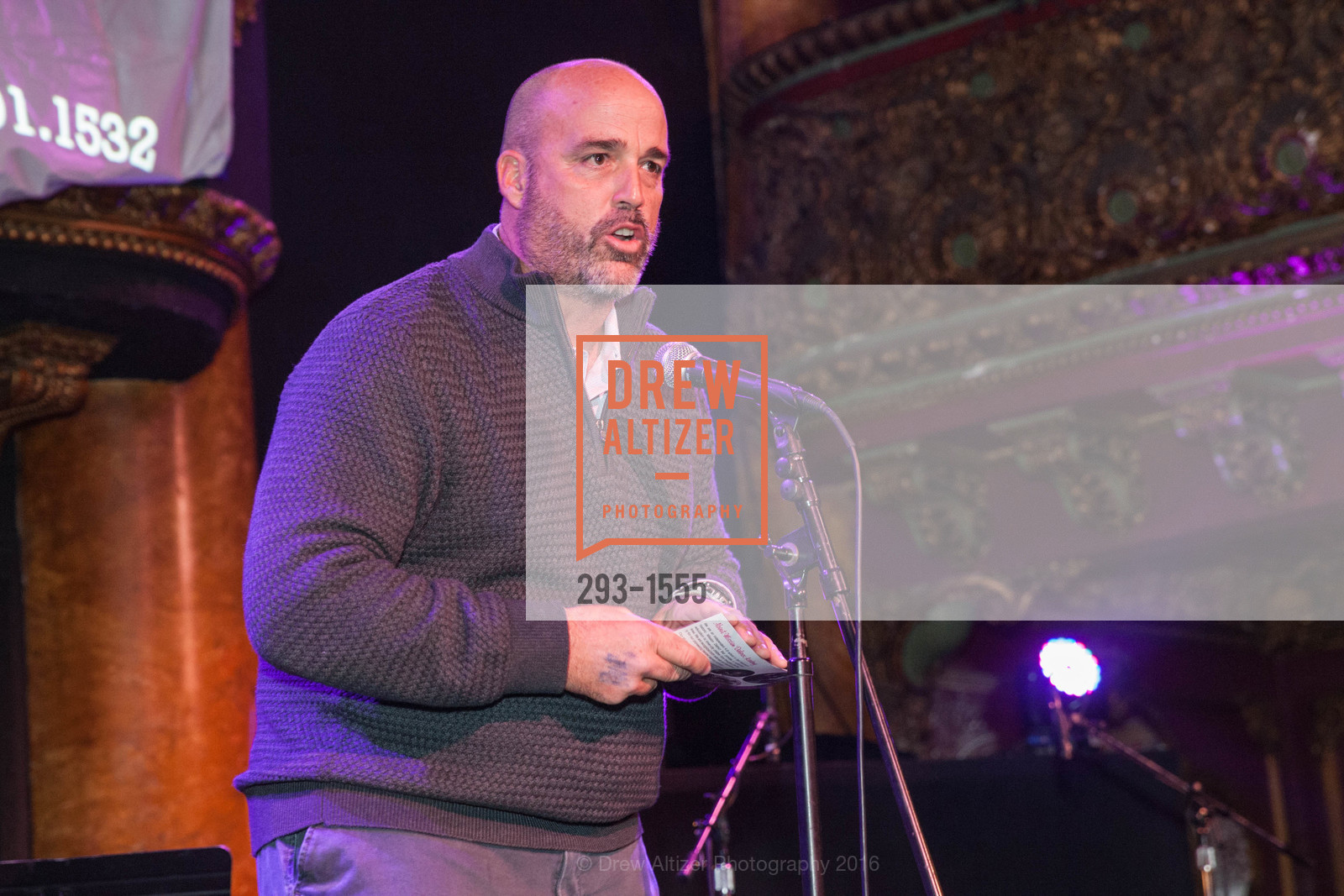 Paul Recktenwald, Mission Dolores Academy's "A Night On The Town", The Great American Music Hall. 859 O'Farrell St, November 5th, 2016, Photo #293-1555 Paul Recktenwald, Photo #293-1555