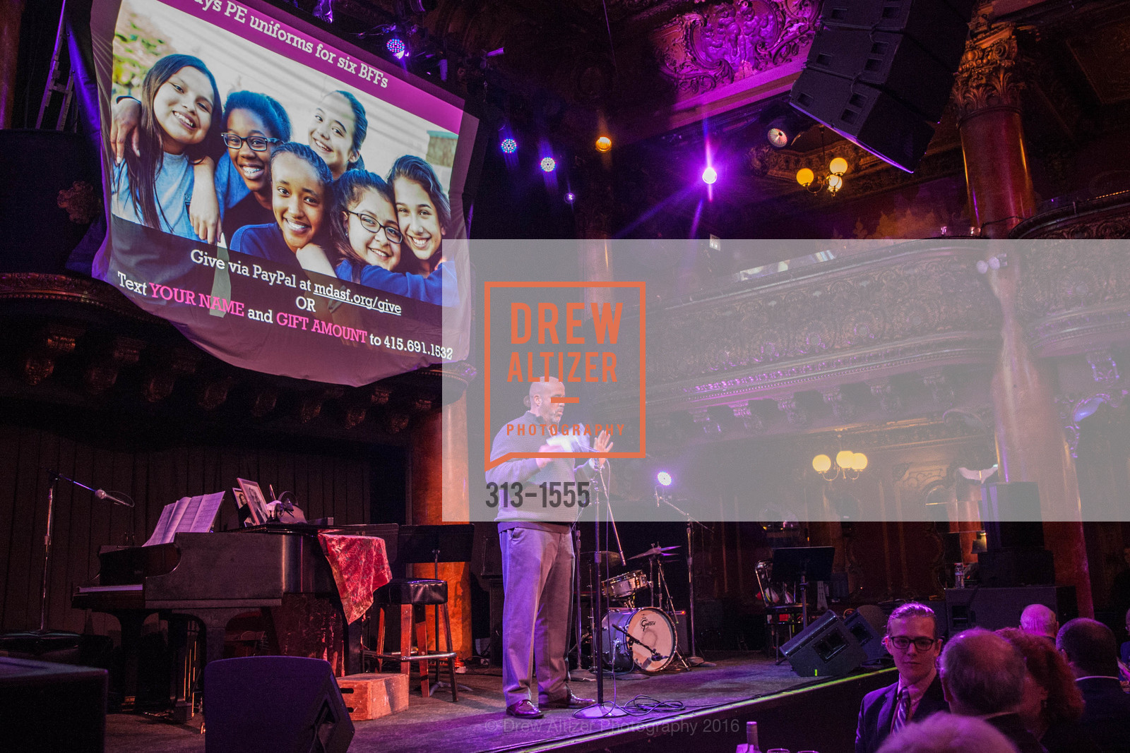 Paul Recktenwald, Mission Dolores Academy's "A Night On The Town", The Great American Music Hall. 859 O'Farrell St, November 5th, 2016, Photo #313-1555 Paul Recktenwald, Photo #313-1555