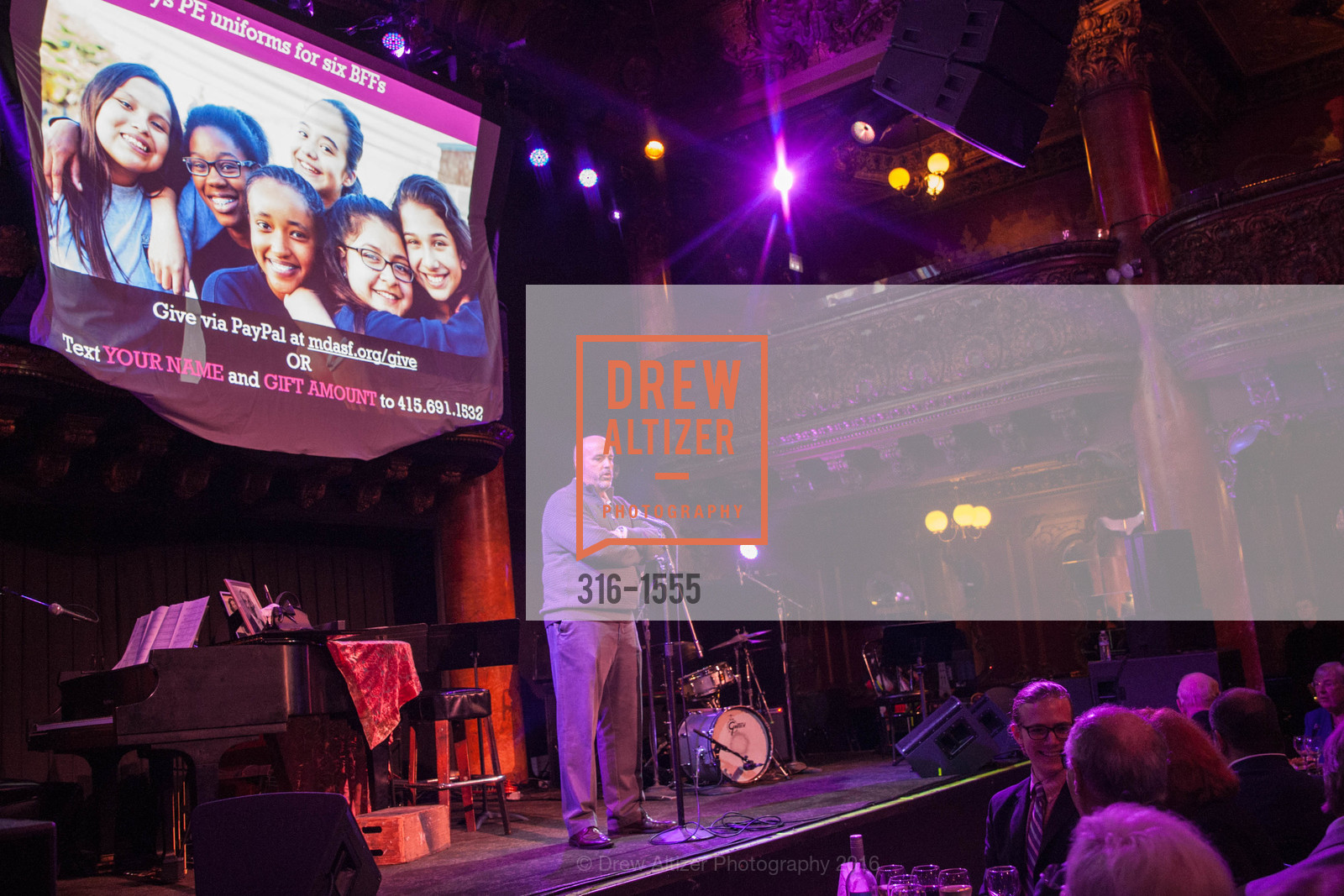 Paul Recktenwald, Mission Dolores Academy's "A Night On The Town", The Great American Music Hall. 859 O'Farrell St, November 5th, 2016, Photo #316-1555 Paul Recktenwald, Photo #316-1555