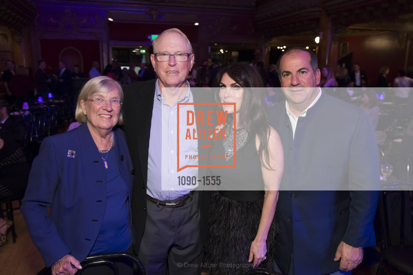Karen Chamberlain, David Chamberlain, Lisa Zabelle, Todd Zabelle, Mission Dolores Academy's "A Night On The Town", The Great American Music Hall. 859 O'Farrell St, Photo #1090-1555 Karen Chamberlain, David Chamberlain, Lisa Zabelle, Todd Zabelle, Photo #1090-1555