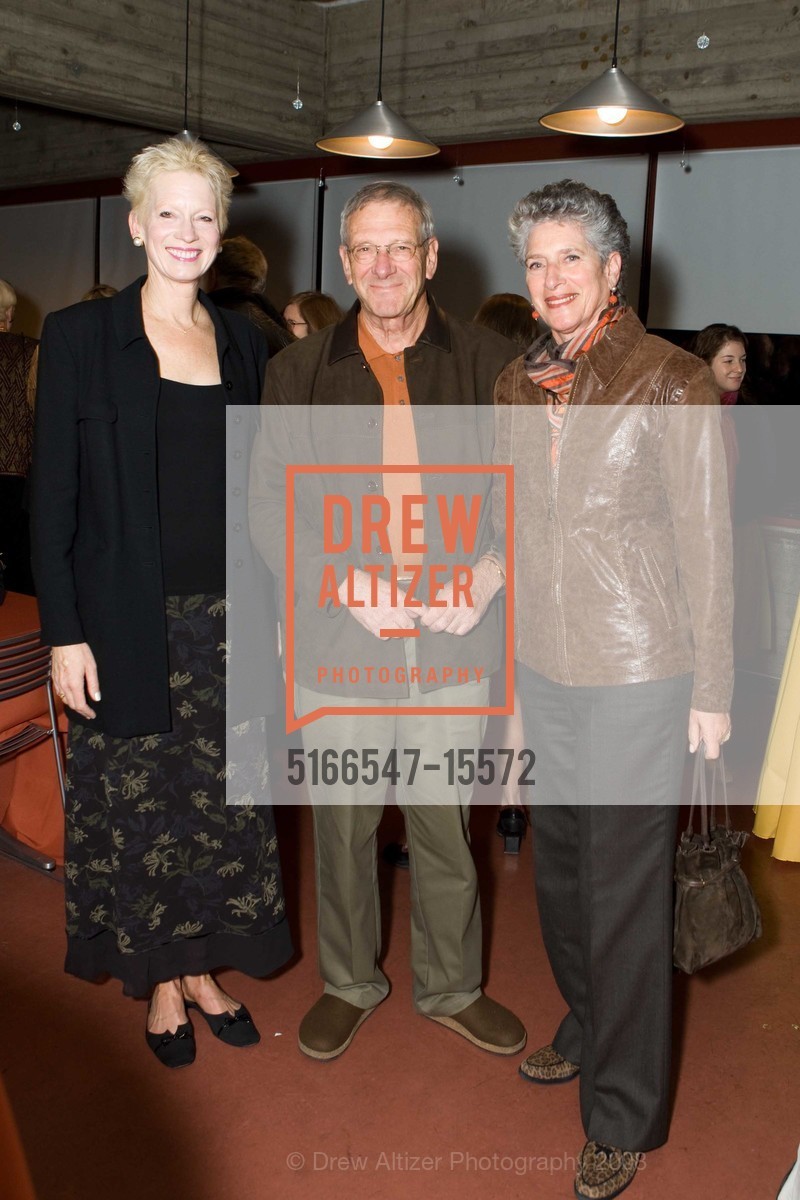 Sue Childers-Kraft, Frank Mainzer, Lonnie Zwerin, SFAI Premieres "THE COLLECTOR: ALLAN STONE'S LIFE IN ART", US, November 10th, 2008, Photo #5166547-15572 Sue Childers-Kraft, Frank Mainzer, Lonnie Zwerin, Photo #5166547-15572
