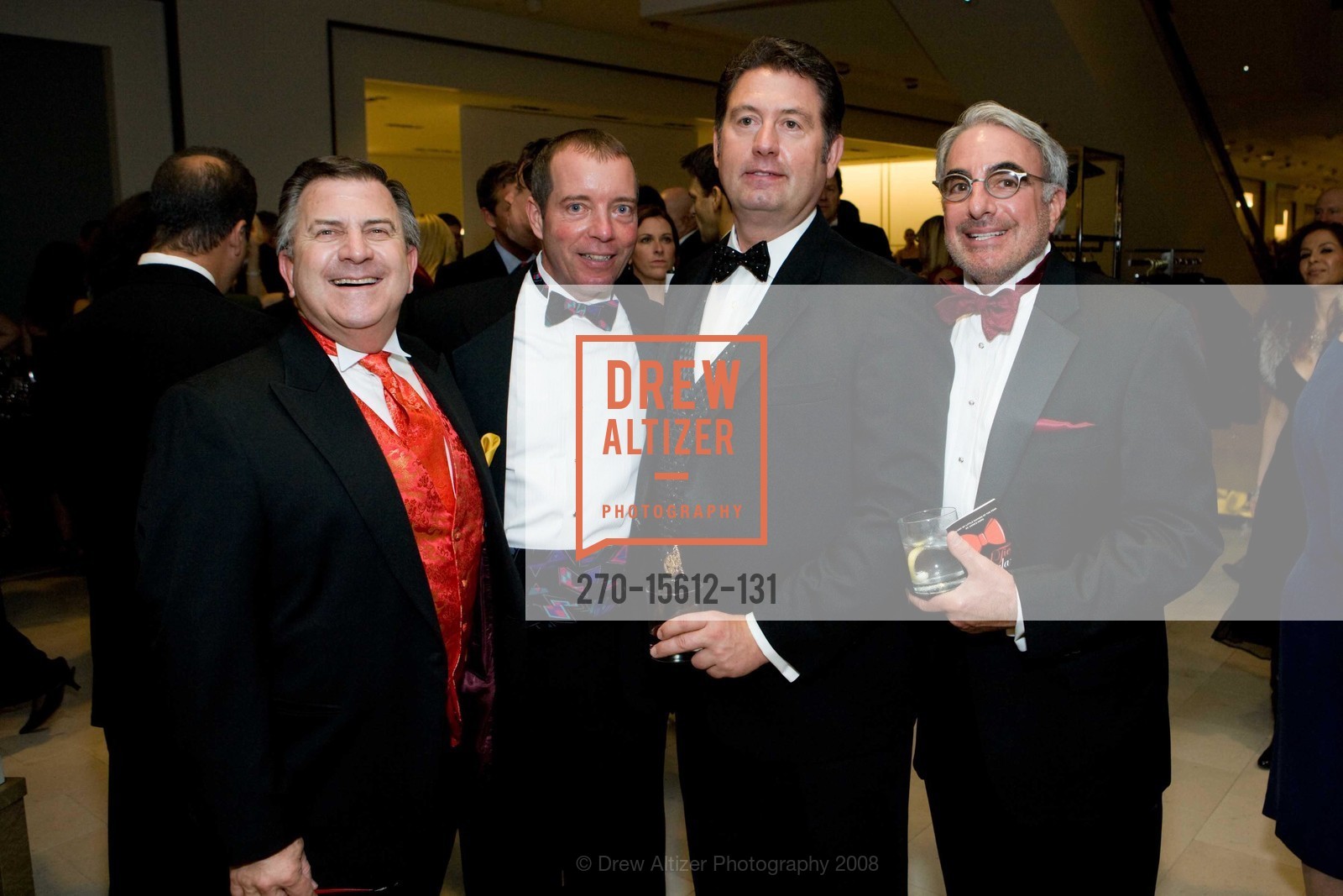 Norm Dito, Vince Bodette, Fred ?, Steve Weiner, RED TIE GALA benefits the Little Sisters of the Poor, US, November 10th, 2008, Photo #270-15612-131 Norm Dito, Vince Bodette, Fred ?, Steve Weiner, Photo #270-15612-131