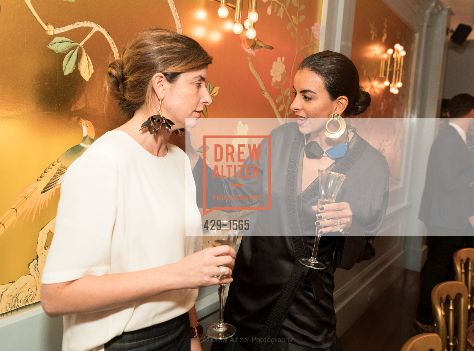 Emily Holt, Sonia Maria Edwards, Nikita Kahn, Joel Goodrich and Mary Gonsalves Kinney host a Private Dinner at Park Tavern, Park Tavern. 2525 Van Ness St, Photo #429-1565 Emily Holt, Sonia Maria Edwards, Photo #429-1565